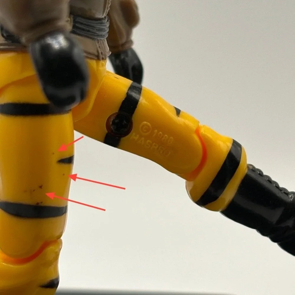 1988 GI Joe FROSTBITE v2 Tiger Force Action Figure Driver Tiger Cat Hasbro